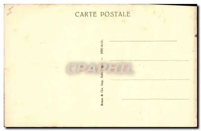 Egypte — De Colossen van Memnon in Thebe — Braun & Cie, Uitg. Parijs — Achterkant