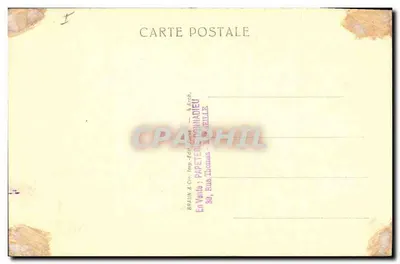Egipt — Piramidy i Sfinks — Braun & Cie, Wydawca - Marsylia — Rewers