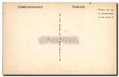 Hendaye — Zamek Abbadié — Wyd. Letillier, Paryż — Rewers