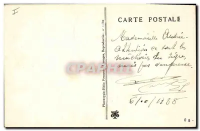 L'Aven-Armand — A Mandíbula do Tigre — na Floresta Virgem — Foto-tipo Hélo — Verso