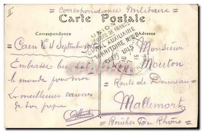 Le Havre — Sąd i Bulwar Strasbourgski — ND. Fot. n°123 — Rewers