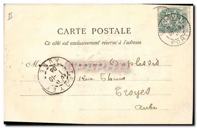 Le Havre — Pałac Sądowy — E.J. Doria — Rewers
