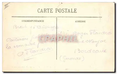 Brest — De kraan en het "Duguy-Trouin" — LL 138 — Achterkant