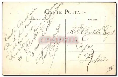 Torpilleiro francês Dague — Guerra Naval 1914-15 — H. Grimaud e Cie, Marselha — Verso
