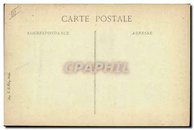 Antieke ansichtkaart Oorlogsschip Dupetit Thouars Kruiser — Achterkant