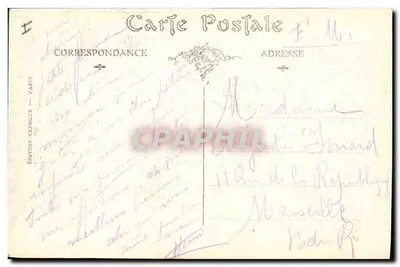 Beauzée-sur-Aire — A Praça — Edição Clercque — Verso