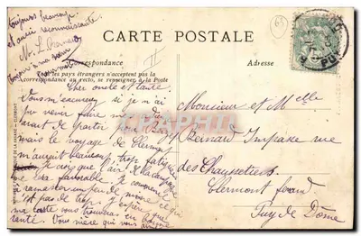 Donna in abito tradizionale — La Provenza pittoresca — Brayande de Châtelguyon — Verso