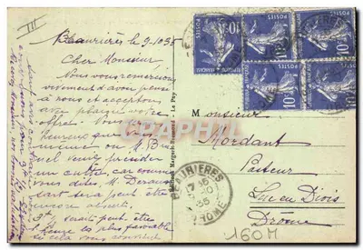 Paniowie górale w drodze na rynek — wydawca Marguerite Puy - n°4003 — Rewers