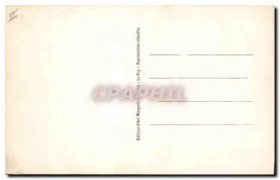 Músico com gueulette — canção « Qué saÿ venia doum fa » — Éditions d'Art Margarit-Breitling, Le Puy — Verso
