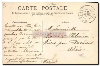 Fileuse Bourbonnaise — Typ Centralny nr 577 — M.T. I.L. — Rewers