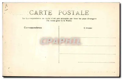 As Cévennes pitorescas — A Bourrée — C. Artige filho, Aubenas (Ardèche) — Verso