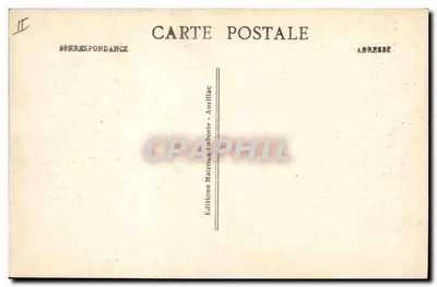 La Bourrée - Lo Tournicaire — In Auvergne — Editore: Editions Malroux - Aurillac, n°27 — Verso