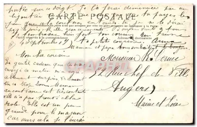 As Bodas de Ouro de Tad-Coz e Man-Coz — Estudo dos diferentes trajes de festa das proximidades de Quimper — Edição Vidalin, Quimper, n°1206 — Verso