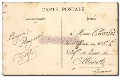Avô e Neto — PLOUGASTEL-DAOULAS — Coleção Villard, Quimper — Verso