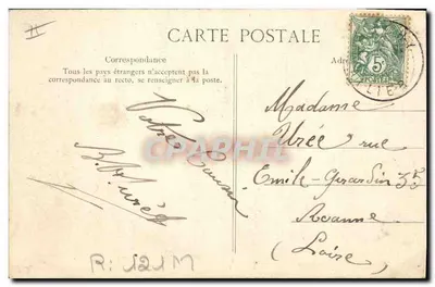 Bourrie d'Auvergne — Pittoreska Auvergne — n°1199 — Rewers