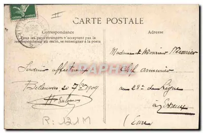 Bourrée da Auvergne — A Auvergne pitoresca — V.D. n°1200 — Verso