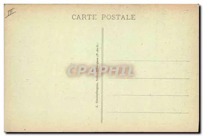 L'Auvergne — Grupo de jóvenes Auvergnats en trajes de boda — G. D'O. n° 1242 — Reverso