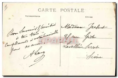 Onze Auvergne (Regio Puy-de-Dôme) — drie jonge vrouwen in traditioneel kleding — uitgever C&C n°2866 — Achterkant