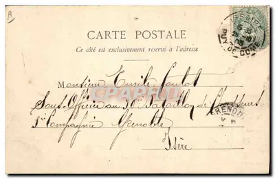 La Montagnarde (Bourrée d'Auvergne) — tradycyjna taniec — Lib. Bougé-Béal, 21 Rue de l'Écu, Clermont-Ferrand — Rewers