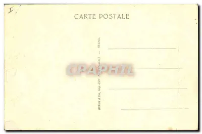 Egipt — świątynia Philoé — Braun & Cie, Paryż — Rewers