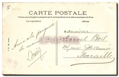 Vièenne — Ruiny Fortu de la Bâtie i Dolina Rhońska ku Estressin — M. Raffin, wydawca Wienne — Rewers
