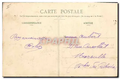 Périgueux - Zamek Barrière (Widok z przodu) — wydawca CL. Guichard, nr 69 — Rewers