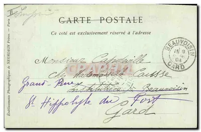 Louvières — El Palacio de Justicia — A. Breton, Colecciones ND Phot — Reverso