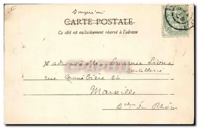 LYON - A Prefeitura — Edição Gilelta, fot. Nice, n° 8373 — Verso