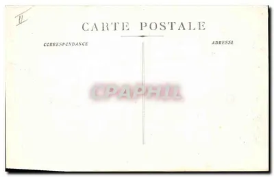 Marseille - Prefektura — widok z tramwajami — wydawca nieznany, n° 27 — Rewers