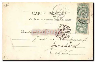 Montargis - Podprefektura — Roger, wyd., Montargis — Rewers