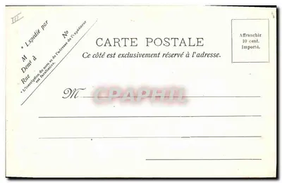 Mauriac — Podprefektura — V.P. Paris 3 — Rewers
