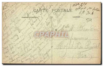 Nancy — Na Place Stanislas — Grades de Jean Lamour e Prefeitura — Royer e Cie, Nancy, n°110 — Verso