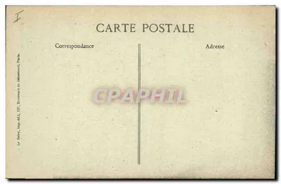 Verdun — Rue Mazel bombardeada — Vise, Paris N° 1435 — Verso