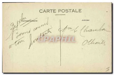 Portal da Igreja em Guzée-sur-Aire — bombardeio — Grande Guerra 1914-15-16 — Verso