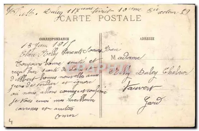 सूमेल (मिस) — बड़े युद्ध के बाद चर्च के अवशेष 1914-15 — फोटो-एक्सप्रेस नंबर 484 — पीछे