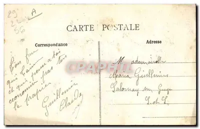 Velha Fiação Bretã — Coleção H. Laurent, n° 226 — Port-Louis — Verso