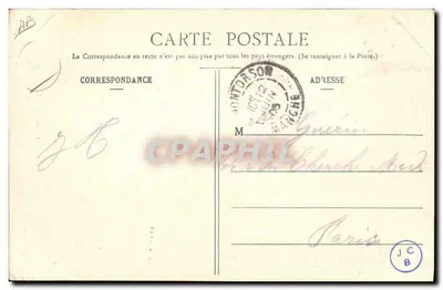Coiffes de Bretagne - La Doloise — Coleção H. L. M. — n° 1151 — Verso