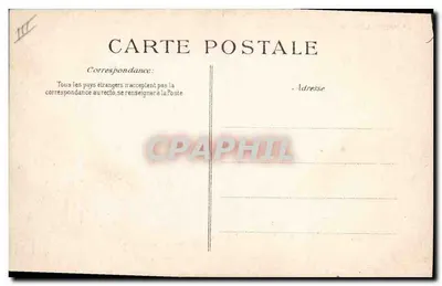 Bourrée d'Avergne — La Haute-Loire pittoresque — Uitgever VD, nr. 1197 — Achterkant