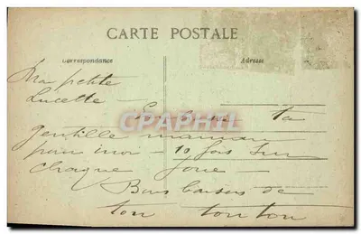 Moret-sur-Loing — zabytek obok mostu — L. Coffin, fot.-wyd. Moret — Rewers