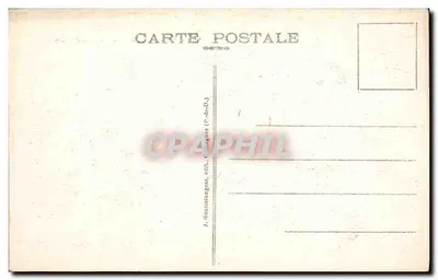 Castelo de Murols — Ruínas de um castelo fortificado na Auvergne — J. Goutiellanges, editor (P.-de-D.) — Verso