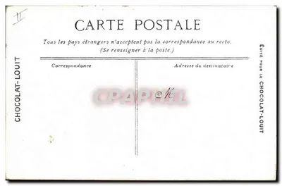Monte San Michel — La Torre del Mulino — Edito per il Cioccolato-Louit — Verso