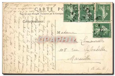 Lourdes — Gruta das Espeluges (visão geral) — Edição F. V. — Verso