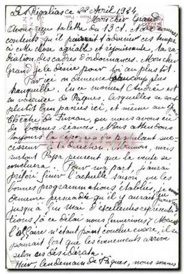 두 아이가 놀고 있는 장면 — 가족의 추억 — Andréa, n°1234 — 뒷면