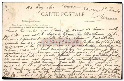 PLOUGASTEL-DAOULAS — O início para o Batismo — Villars & Quilter — Verso
