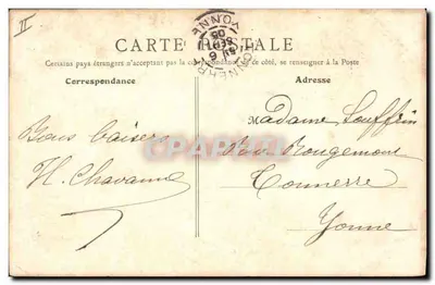 Lyon — Pałac Sądowy — B. F., Paris, n°301 — Rewers