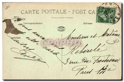 Laon — Palácio de Justiça — editor Laon, n° 3196 — Verso