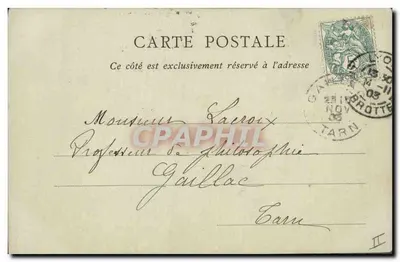 LYON — Pałac Sądowy — ND Phot, n° 47 — Rewers