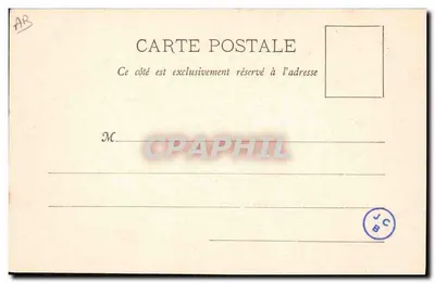 O "Dupuy de Lôme" — cruzador da Marinha Nacional — Fototipia A. Burgred et Cie, Nancy — Verso