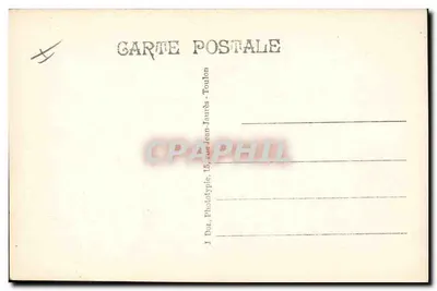 Croiseur de 1re classe — Edgard-Quinet — Marine de Guerre — Verso