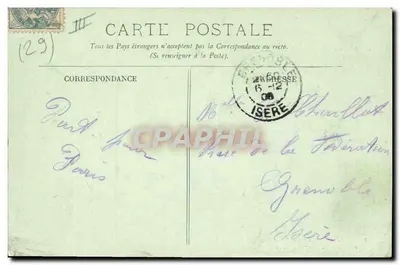 BREST — Most Narodowy otwarty — Wyjazd krążownika 'd'Estrees' — LL. n°12 — Rewers